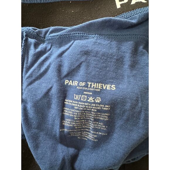 Men's Royal Blue Pair of Thieves Joggers with Pockets Size M Soft Stretch Casual - Picture 3 of 5